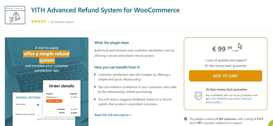 WP-Order Refunds System-1-插件介绍