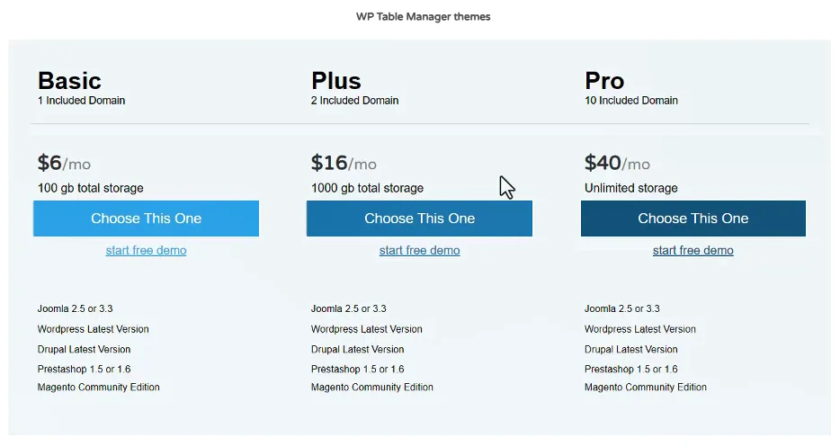 WP-Table-manager-3-价格列表风格