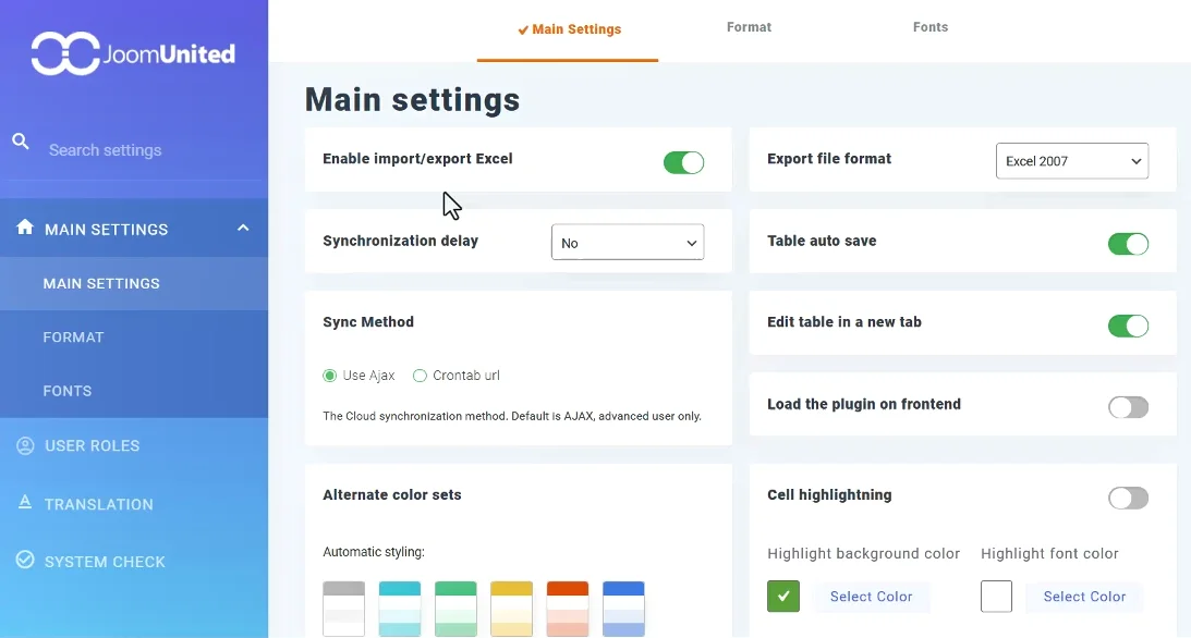 WP-Table-manager-9-插件设置